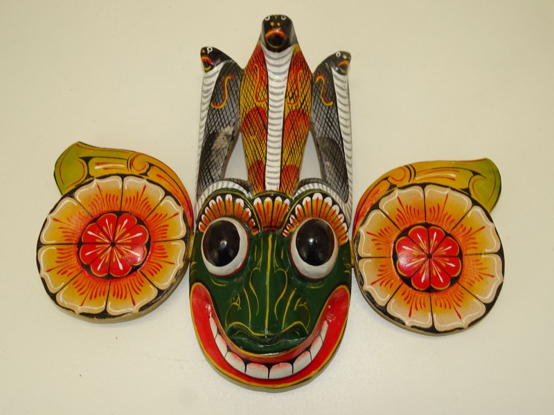 Handgemaakte Indonesische Volkskunst, Houten Masker