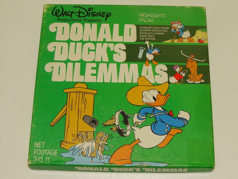 8 MM Film, Donald Duck's Dilemma's, Disney