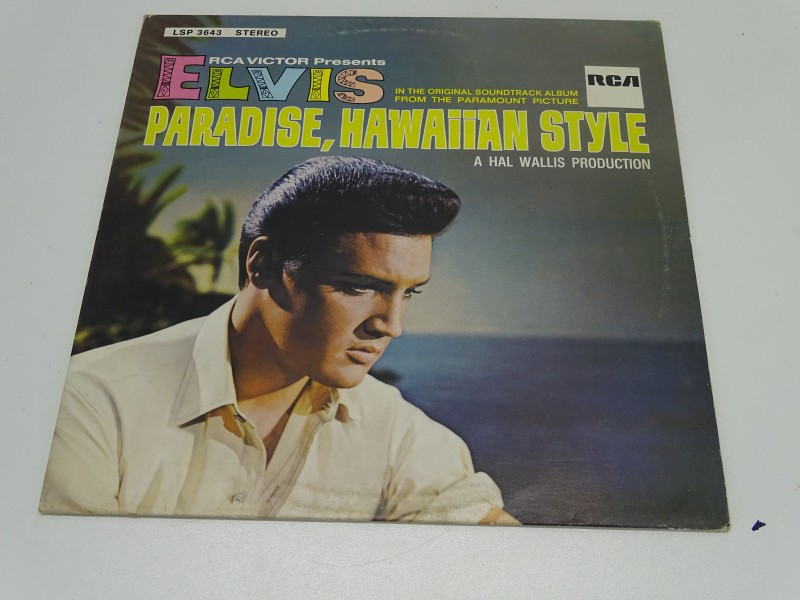 LP Elvis Presley, Paradise, Hawaiian Style, 1966
