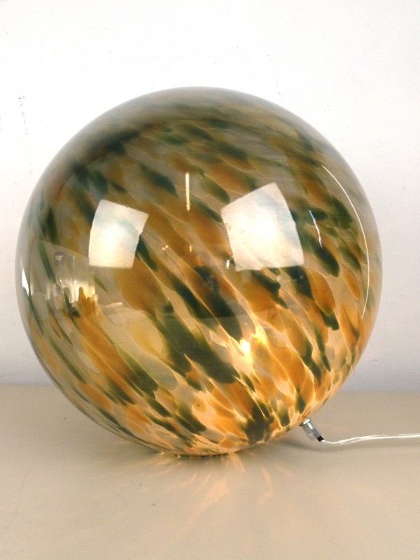 Designlamp glazen bol