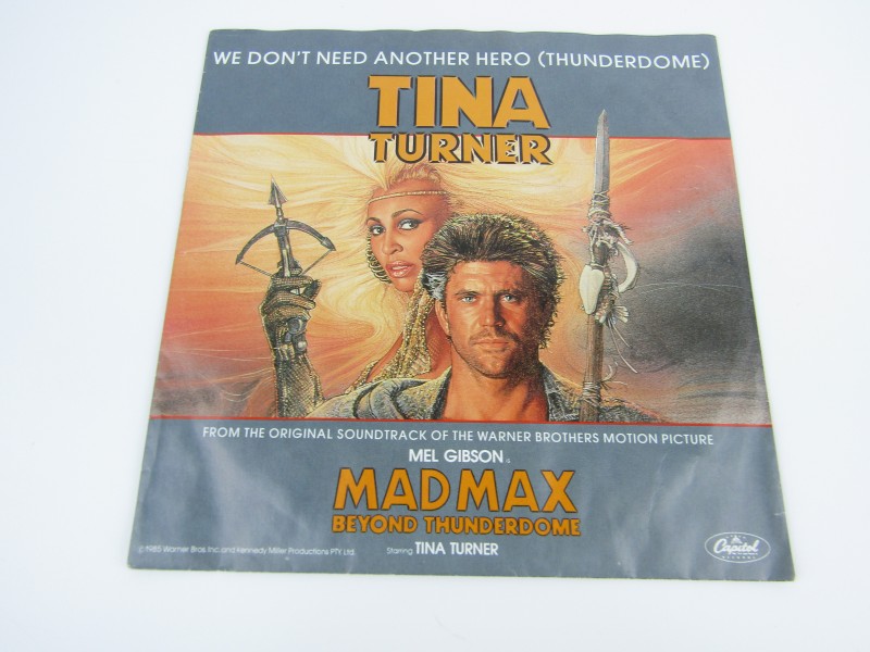 Single, Tina Turner: We Don't Need Another Hero (Thunderdome), Mad Max, 1985