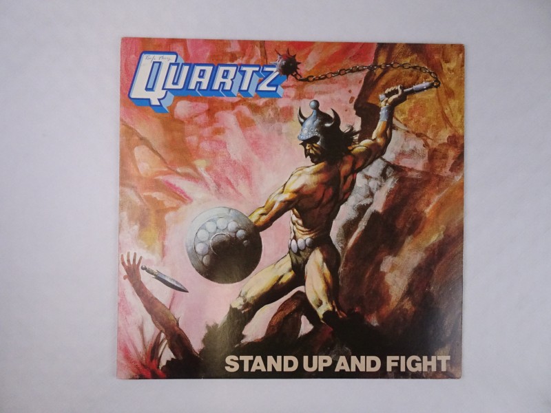 Vinyl album. Quartz, Stand up and fight.