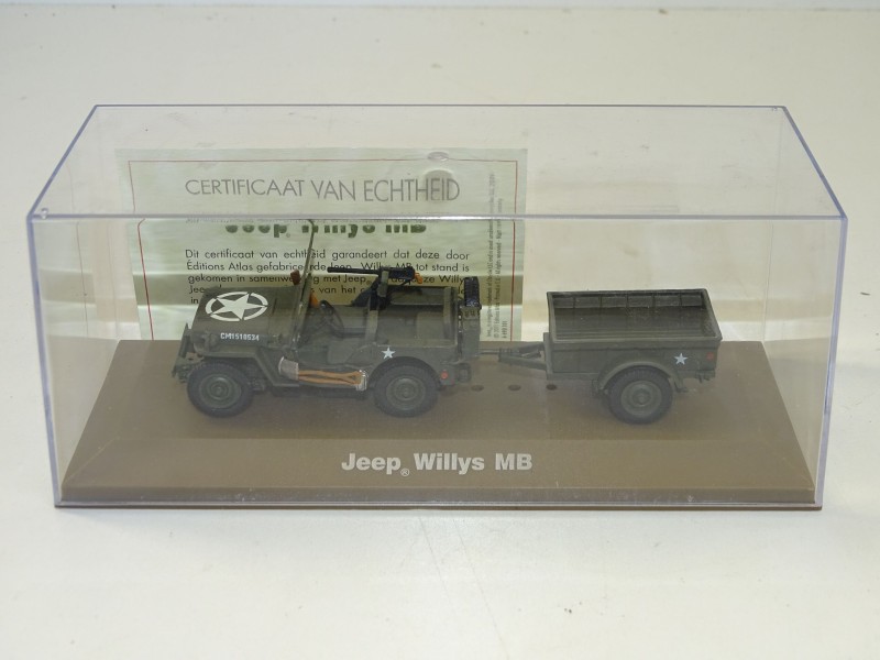 Modelwagen Jeep Willy MB, Atlas Editions, 1:43