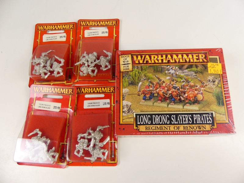 Origineel lot Warhammer figuren Long Drong Slayer's Pirates
