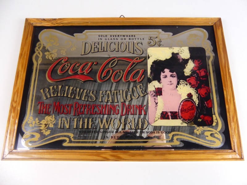 Vintage ‘Coca-Cola’ spiegel