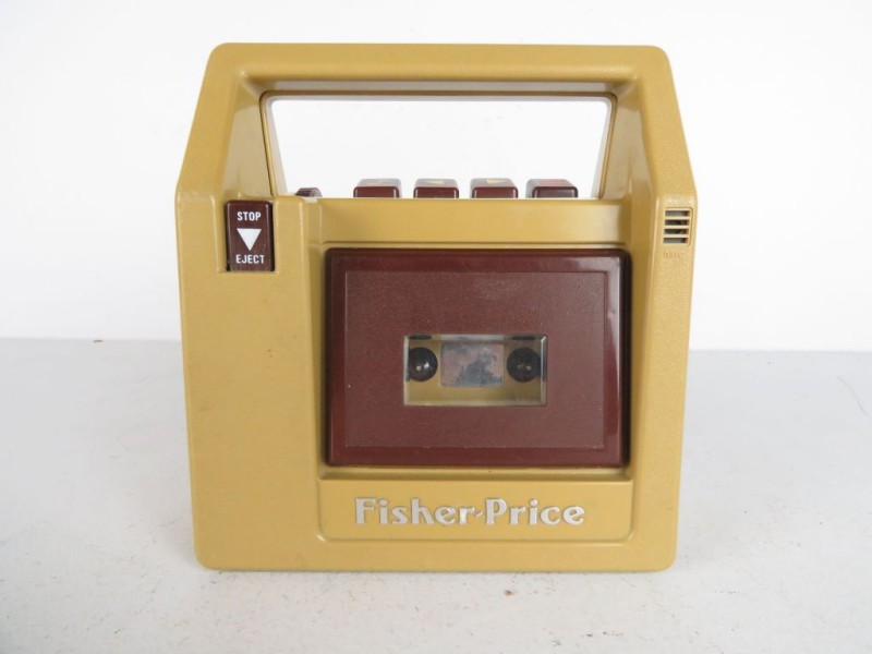 1980 Fisher-Price radio 826 (cassetterecorder)
