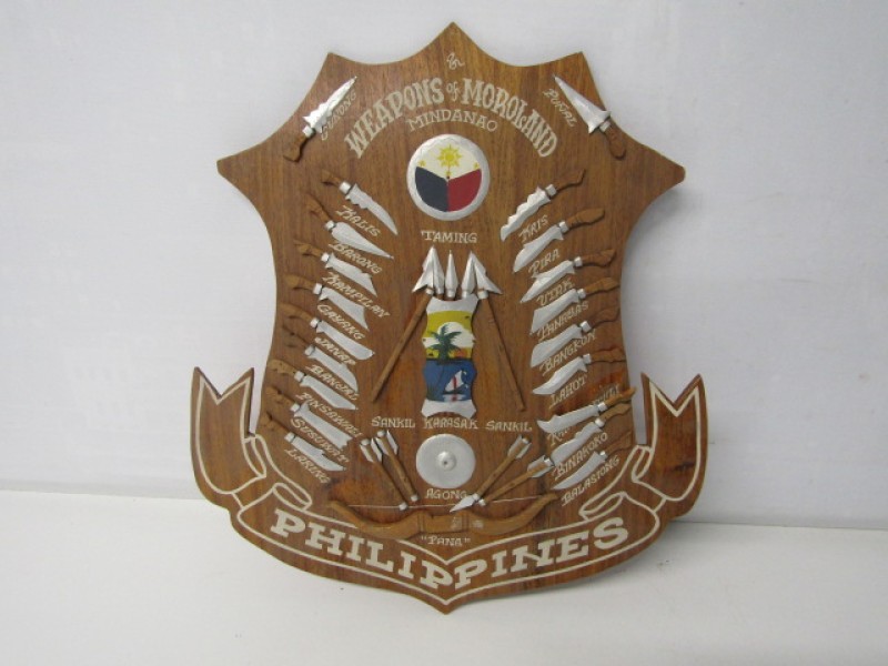 Weapons Of Moroland Plaque, Filipijnen