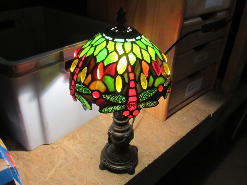 Tiffany lamp met Libelletjes