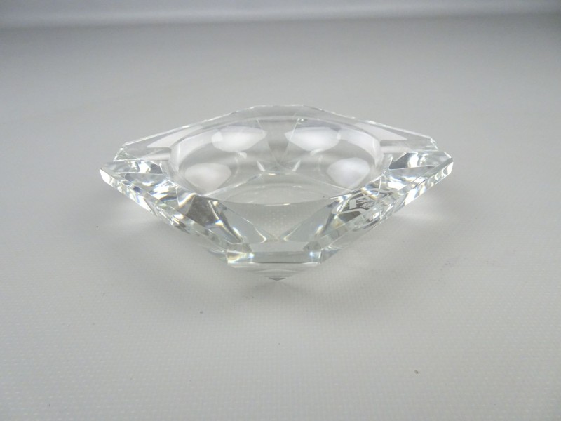 kristallen asbak ‘Vrijmetselarij’