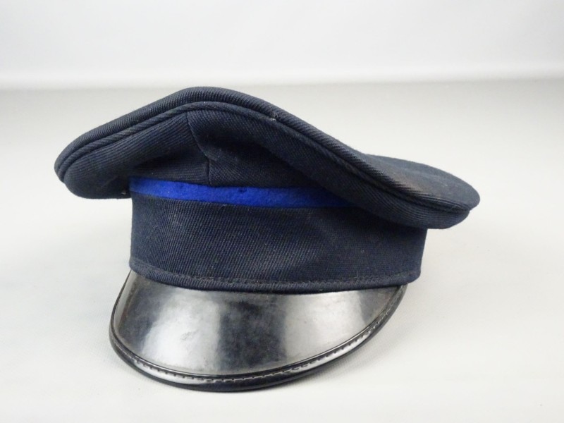 Uniformpet met blauwe streep