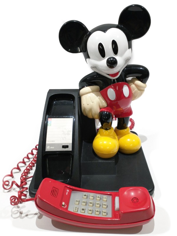 Vintage "Mickey Mouse" telefoon