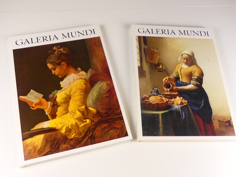 Kunstboeken "Galeria Mundi" 2 delen 1981 - 1984