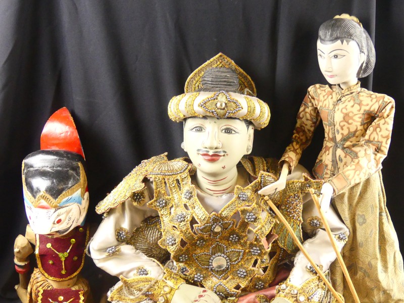 Vintage Marionet & Wajang Golek uit het Oosten