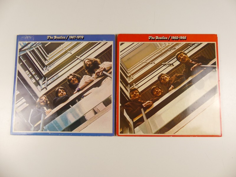The Beatles Rood en Blauw LPs