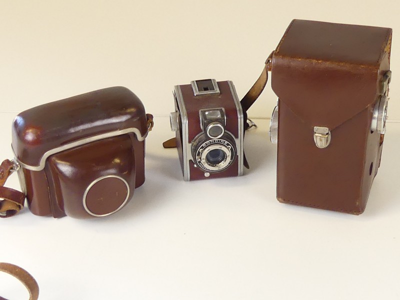 3 vintage fototoestellen