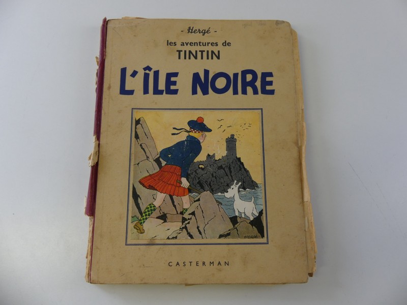 Antiquariaat: Hergé Tintin "L'île noire" 1942