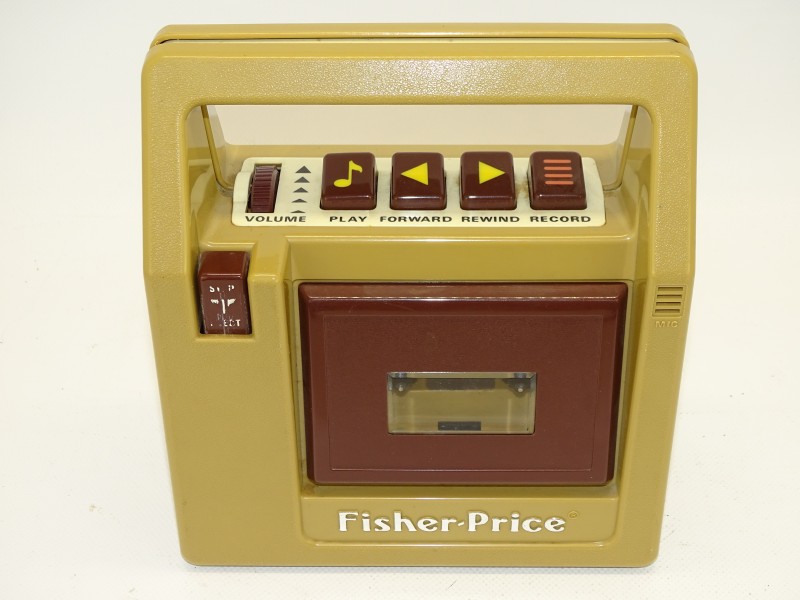 Werkende Fisher-Price Cassette Speler / Recorder, 1980