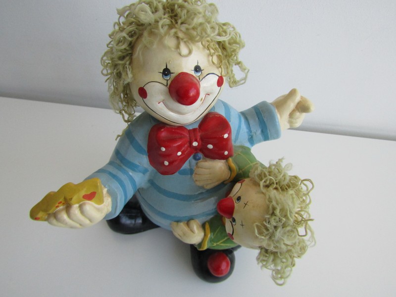 Bobblehead Spaarpot: 2 Clowns