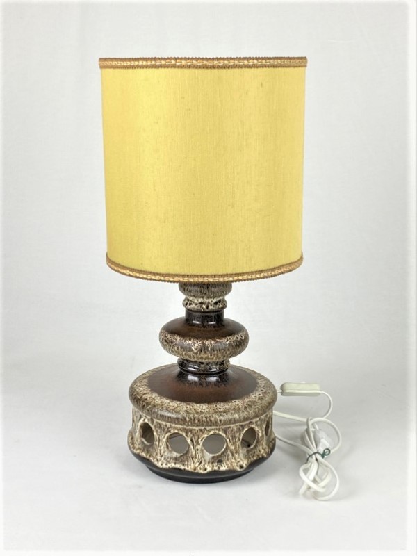 Vintage West-Duitse keramische tafellamp