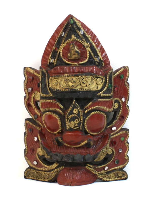 Balinees Houten Barong Masker – Klein