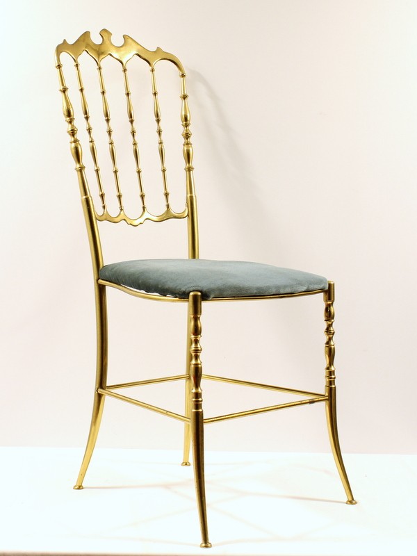 Vintage Brass Chiavari Chair Kringwinkel