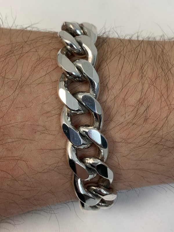 Zware 925 Zilveren Armband ( 131.50 gram)