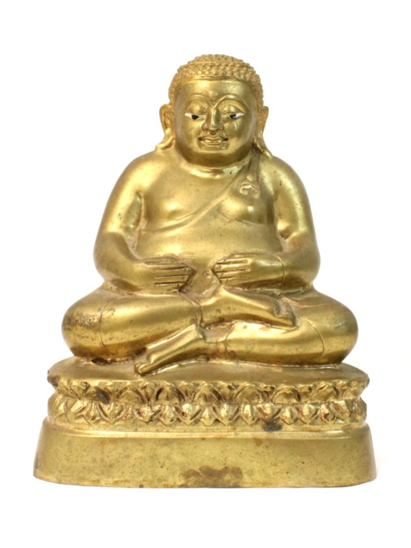 Songachai Fat & Happy Boeddha – Messing