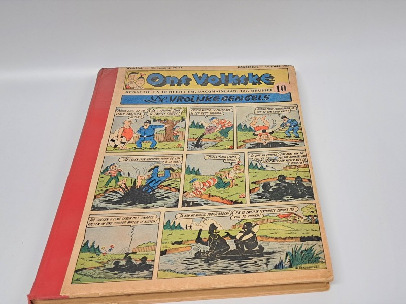 Hardcover strip 'Ons Volkske' (1952)