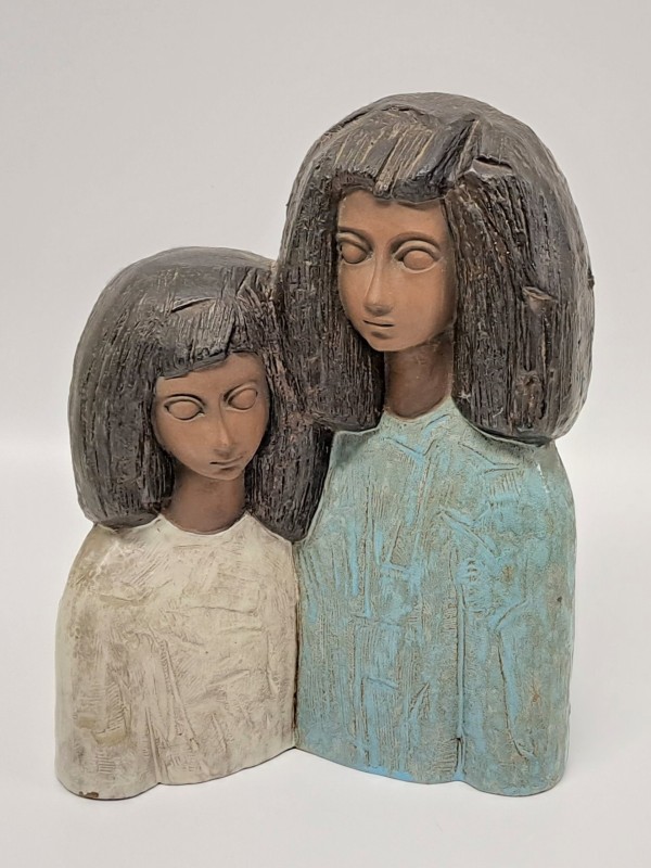Figurale sculptuur Sanchez-2 meisjes