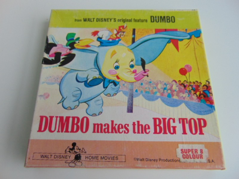 Super 8 Film: Dumbo Makes The Big Top, Walt Disney Home Movies