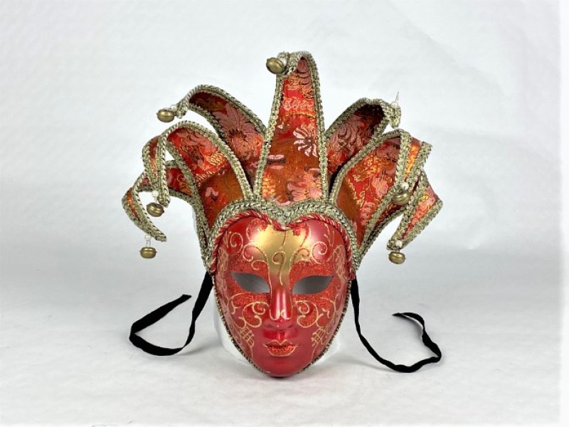 Origineel rood Venetiaans masker.