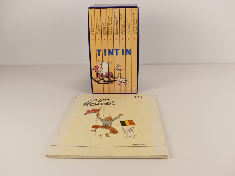 Hergé - Tintin - box 8 albums - Les aventures de Tintin – 1999