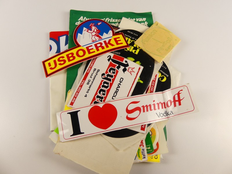 Vintage stickers - Voeding-Drank onderwerpen