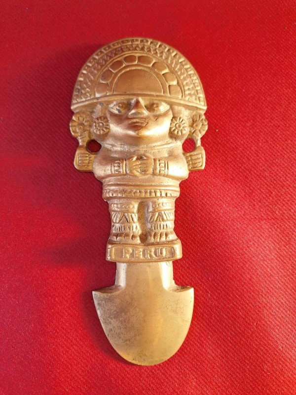 Koperen ornament uit Peru