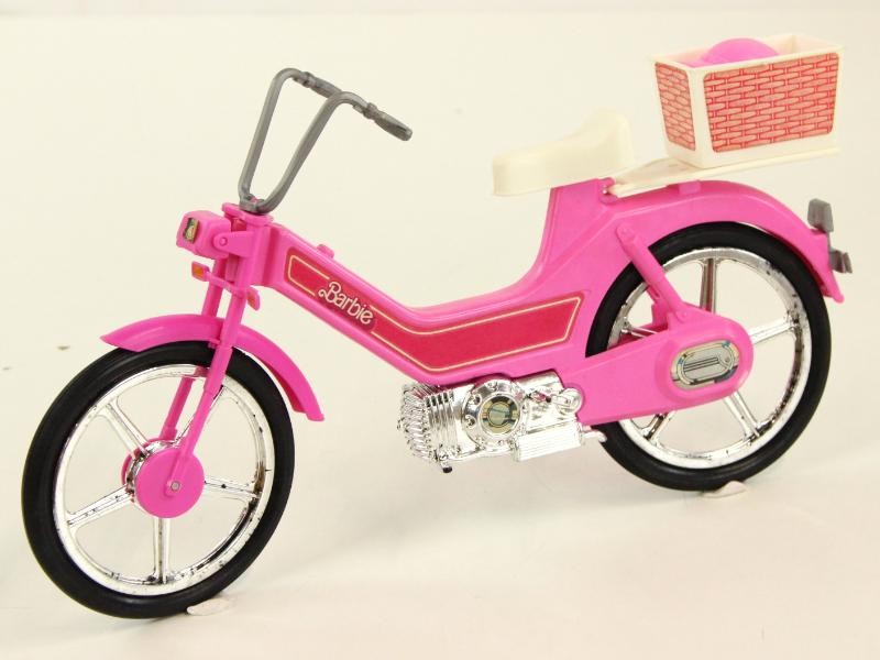 Vintage 1983 Barbie Roze Bromscooter 4856 in OVP