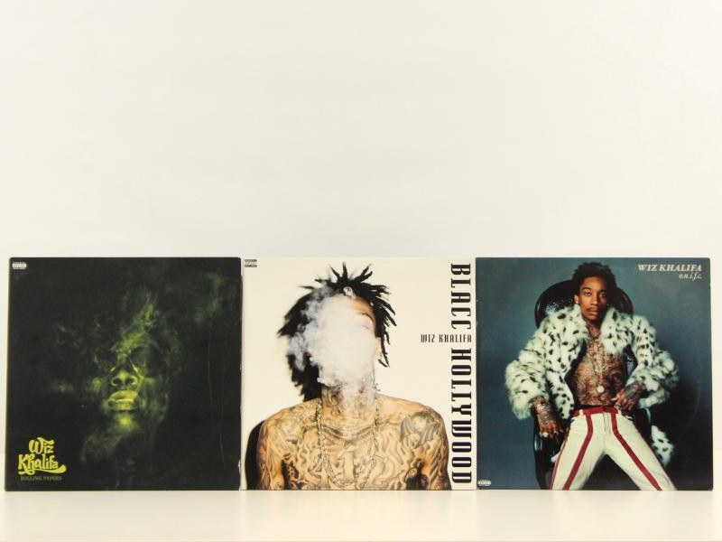 3 Dubbel LP's Wiz Khalifa