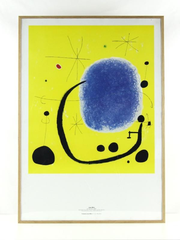 Knappe museumdruk Joan Miró -  dupl. L'or de l'azure uit 1967