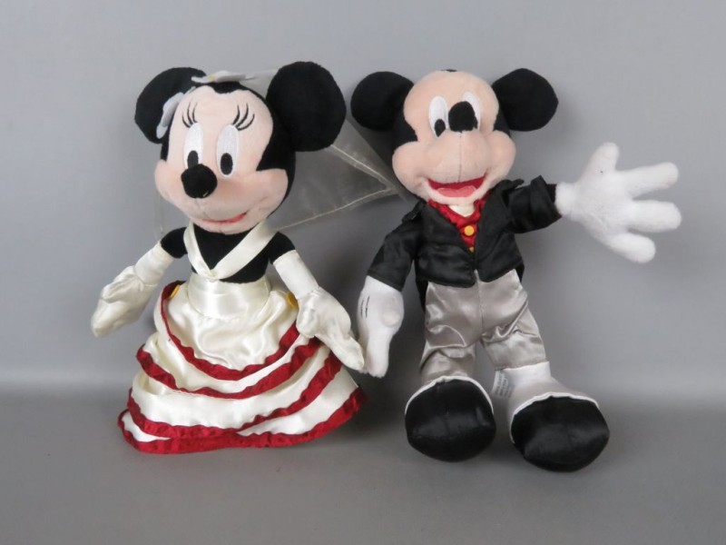 Mickey en Minnie mouse bruidspaar