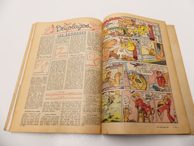 Vintage strip en verhalenboek - Almanach Spirou – 1944