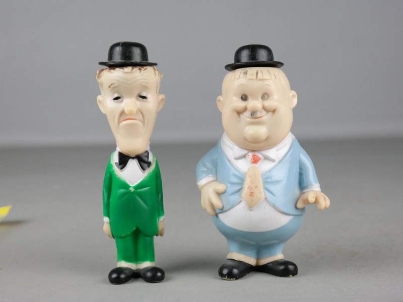 Stan Laurel & Oliver Hardy Rubber Toys
