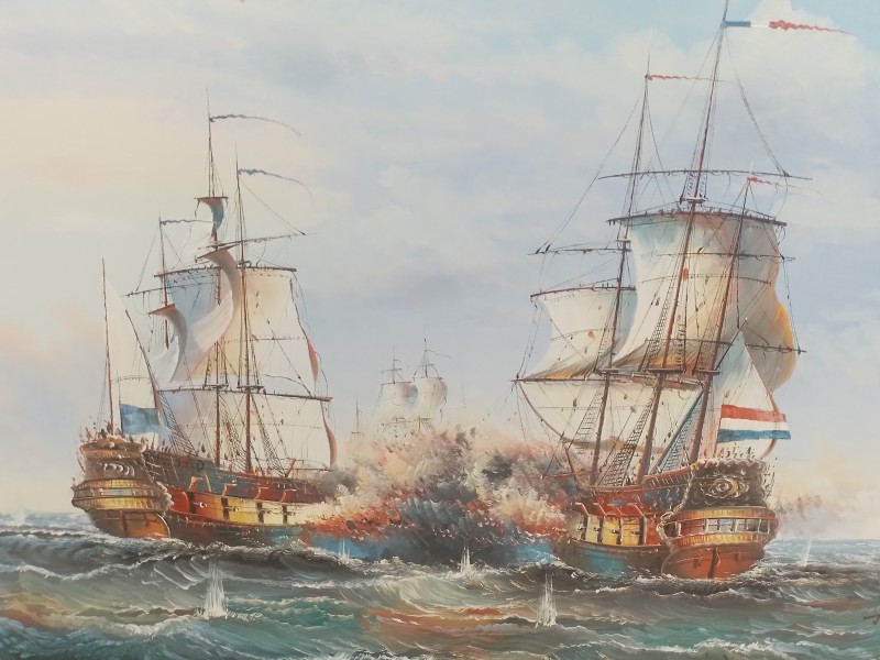 Galjoen schepen in razende zeeslag - J Harvey