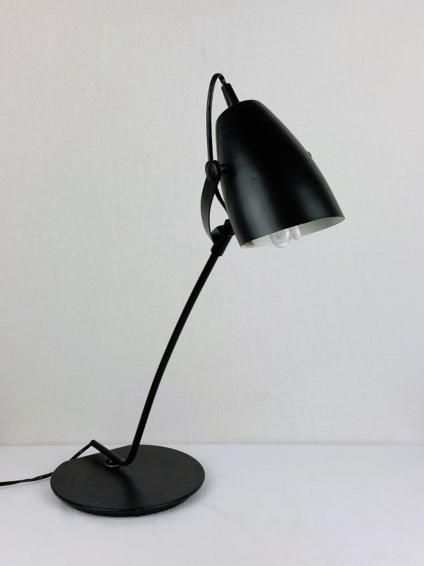 Zwarte bureaulamp