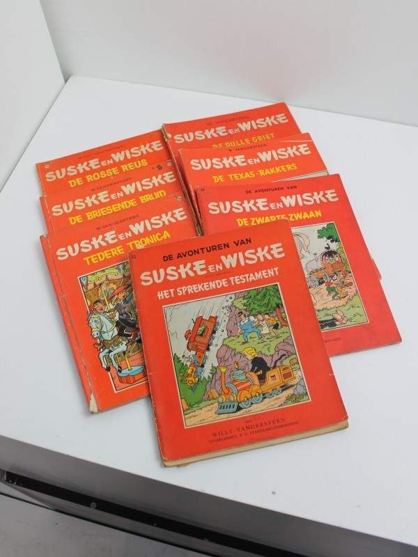 7x eerste druk Suske en Wiske