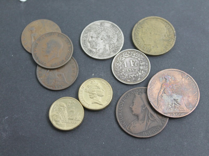 Lot interessante (oude) buitenlandse munten