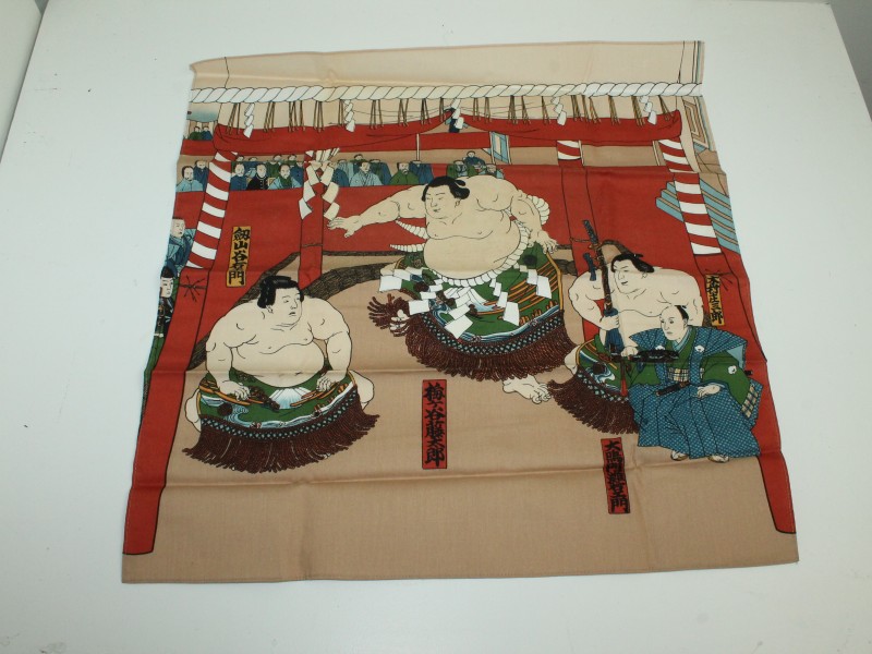Japanse furoshiki Sumo Worstelaars