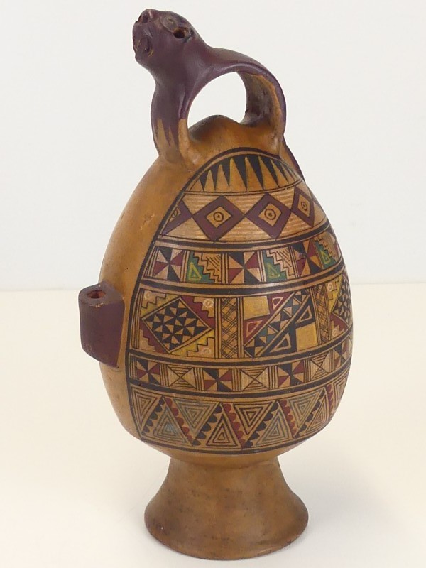 Vintage Pisaq Peru Pitcher - aardewerk