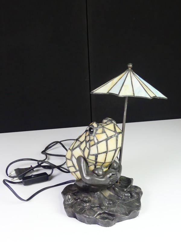 Tiffany stijl kikkerlamp met paraplu