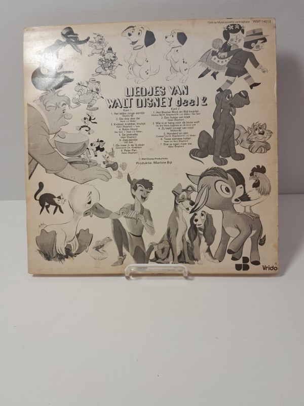 Lot van 8 vintage Walt Disney platen