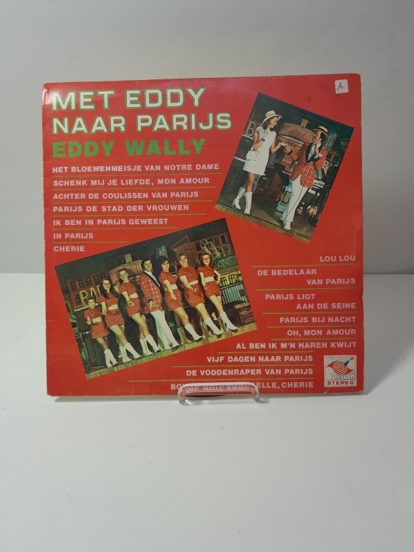 Lot van 4 platen en 1 boek Eddy Wally