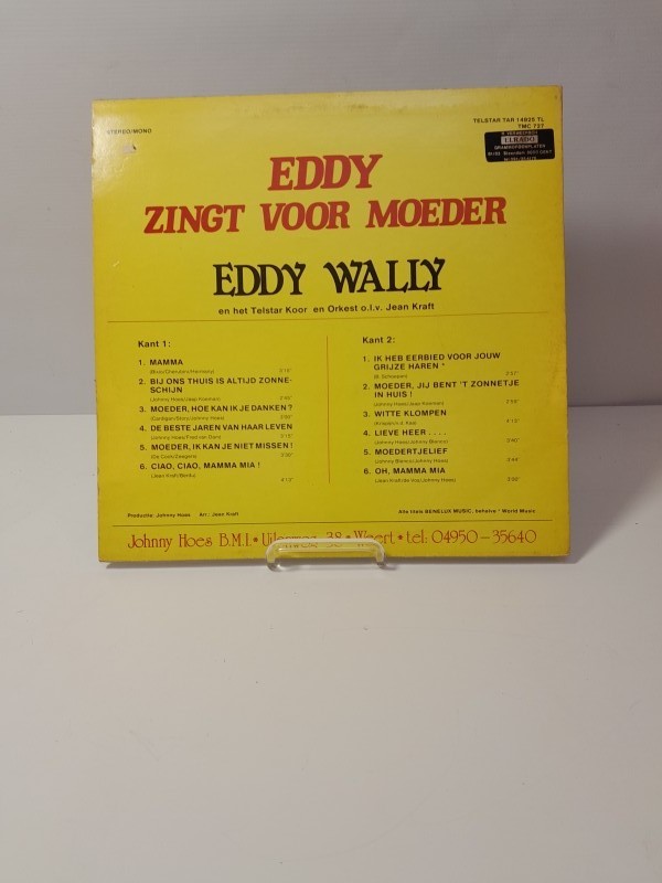 Lot van 4 platen en 1 boek Eddy Wally